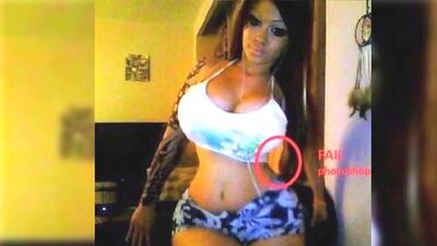 Критерии красоты женщины и неудачные фото-корректировки попы, фигуры и груди на селфи в фотошопе