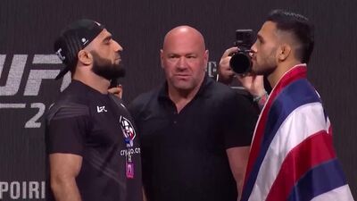 Омари Ахмедов vs Брэд Таварес - Битва взглядов перед UFC 264