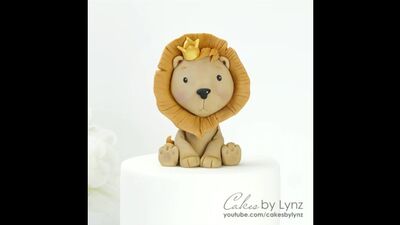 Как слепить Льва из мастики. / Наша группа во ВКонтакте: "ULTRACAKES".